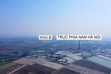 Hiện trạng nơi quy hoạch Khu D - Khu đô thị Thể thao Olympic Hà Nội