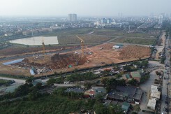 Làng Giáo dục quốc tế rục rịch thi công sau cả thập kỷ hoang hóa ở phía tây Hà Nội