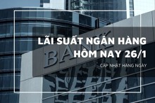 Lãi suất ngân hàng hôm nay 26/1 Big4 đi ngang, VPBank, ACB, HDBank duy trì mức cao