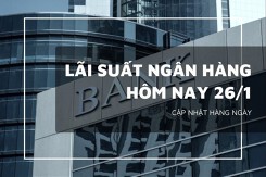 Lãi suất ngân hàng hôm nay 26/1 Big4 đi ngang, VPBank, ACB, HDBank duy trì mức cao