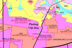 Bản đồ quy hoạch giao thông phường Việt Hoà, TP Hải Phòng