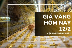Giá vàng hôm nay 12/2: Vàng SJC và nhẫn trơn duy trì trạng thái ổn định