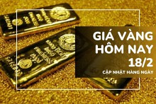 Giá vàng hôm nay 18/2: Giảm hơn 2% trước tiến triển đàm phán Mỹ-Iran và đồng USD mạnh lên