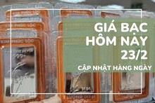 Giá bạc hôm nay 23/2  tăng trở lại ngày đầu năm, bạc Phú Quý và Ancarat áp sát mốc 3,5 triệu đồng/ lượng