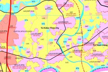 Bản đồ quy hoạch sử dụng đất xã Khúc Thừa Dụ, TP Hải Phòng