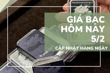 Bảng giá bạc hôm nay 5/2 nhích tăng, bạc thế giới lấy lại mốc gần 88 USD/ounce
