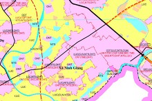Bản đồ quy hoạch sử dụng đất xã Ninh Giang, TP Hải Phòng