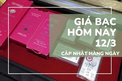 Giá bạc hôm nay 12/3 giảm sâu, DOJI mất hơn 4 triệu đồng/kg, còn hơn 88 triệu đồng/kg