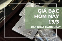 Giá bạc hôm nay 13/3 lao dốc, nhiều thương hiệu rơi xuống vùng 86 triệu đồng/kg