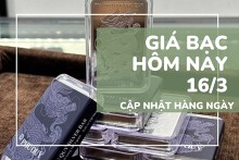 Giá bạc hôm nay 16/3 lao dốc, kéo dài đà giảm, bạc Phú Quý và DOJI cùng rơi về quanh 81 triệu đồng/kg