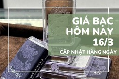 Giá bạc hôm nay 16/3 lao dốc, kéo dài đà giảm, bạc Phú Quý và DOJI cùng rơi về quanh 81 triệu đồng/kg