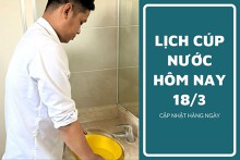 Lịch cúp nước TP HCM ngày 18/3 và sáng ngày 19/3 địa bàn hơn 5 phường trung tâm mất nước đến rạng sáng