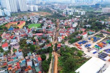 Công trường kênh đào 7,6 km dẫn nước sông Hồng vào sông Tô Lịch