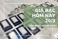 Giá bạc hôm nay 20/3 mất mốc 75 triệu, bạc DOJI và SBJ đồng loạt giảm