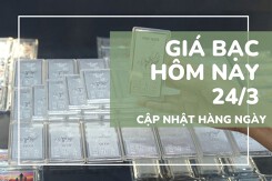 Giá bạc hôm nay 24/3 leo lên trên 70 USD/ounce, bạc Phú Quý tăng mạnh trong khi SBJ tụt dốc