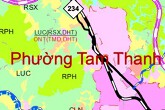 Bản đồ quy hoạch sử dụng đất phường Tam Thanh, tỉnh Lạng Sơn