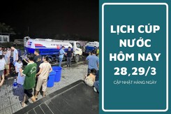 Lịch cúp nước TP HCM ngày 28/3 và ngày 29/3 danh sách hơn 10 phường cúp nước vào cuối tuần