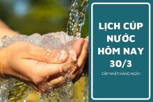 Lịch cúp nước TP HCM ngày 30/3 và sáng ngày 31/3 cúp nước từ đêm tại các phường trọng điểm