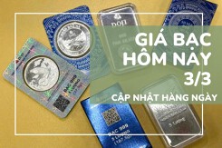 Giá bạc hôm nay 3/3 trượt dốc mạnh, bạc Ancarat dẫn đầu đà giảm gần 5 triệu đồng/kg