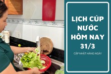 Lịch cúp nước TP HCM ngày 31/3 và sáng ngày 1/4 rất nhiều khu vực ở trung tâm tạm ngưng cấp nước đến sáng