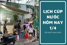 Lịch cúp nước TP HCM ngày 1/4 và sáng ngày 2/4 cúp nước kéo dài nhiều khung giờ tại các phường, xã