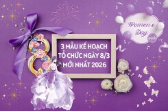 Tham khảo 3 kế hoạch tổ chức Ngày Quốc tế Phụ nữ 8/3 mới nhất 2026