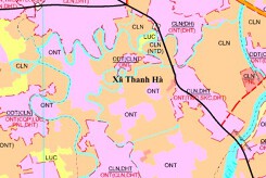 Bản đồ quy hoạch sử dụng đất xã Thanh Hà, TP Hải Phòng