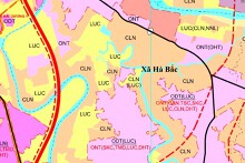 Bản đồ quy hoạch giao thông xã Hà Bắc, TP Hải Phòng