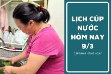 Lịch cúp nước TP HCM ngày 9/3 và sáng ngày 10/3 địa bàn các phường trung tâm mất nước nhiều khung giờ vào ngày đầu tuần