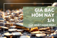 Giá bạc hôm nay 1/4 bạc thỏi của nhiều thương hiệu tăng gần 2 triệu đồng/kg