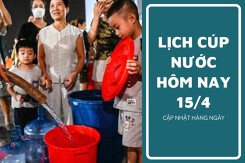 Lịch cúp nước TP HCM ngày 15/4 và sáng ngày 16/4 tạm ngưng cúp nước kéo dài tại nhiều khu phố vào rạng sáng