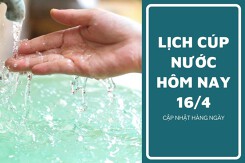 Lịch cúp nước TP HCM ngày 16/4 và sáng ngày 17/4 địa bàn hơn 10 phường trung tâm mất nước đến rạng sáng