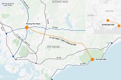 Hơn 44.000 tỷ đồng xây 42 km cao tốc Long Thành - Hồ Tràm