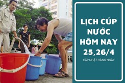 Lịch cúp nước TP HCM ngày 25/4 và ngày 26/4 phường Diên Hồng mất điện rạng sáng