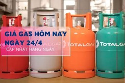 Giá gas hôm nay 24/4 bình gas 12kg Petrolimex, SAIGON PETRO vẫn trên mốc 600.000 đồng