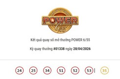 Kết quả xổ số Vietlott Power 6/55 ngày 28/04/2026 cả hai giải Jackpot đều không có chủ nhân trúng thưởng