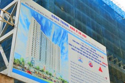 Nhà ở xã hội trong KĐT Hạ Đình sau hơn một năm khởi công