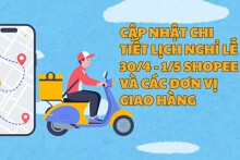 Cập nhật chi tiết lịch nghỉ lễ 30/4 - 1/5 Shopee và các đơn vị giao hàng năm 2026