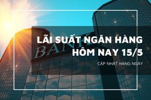 Lãi suất ngân hàng ngày 15/5, Agribank, Vietcombank,  BIDV và VietinBank đồng loạt ổn định