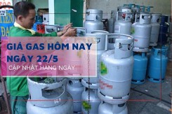 Giá gas hôm nay 22/5 giá gas hiện tại đi ngang, thấp nhất 587.000 đồng/bình