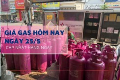 Giá gas hôm nay 25/5 giá đổi bình gas 12kg hôm nay tiếp tục bình ổn tại Hà Nội, TP HCM