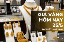 Giá vàng hôm nay 25/5: Vàng SJC và vàng nhẫn tăng vọt nửa triệu đồng/lượng sáng đầu tuần