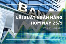 Lãi suất ngân hàng ngày 25/5, Agribank, BIDV, Vietcombank và VietinBank tiếp tục neo ở 6%/năm