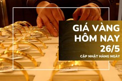 Giá vàng hôm nay 26/5: Vàng SJC và nhẫn trơn giảm trở lại, về dưới 162 triệu đồng/lượng