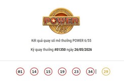 Kết quả xổ số Vietlott Power 6/55 ngày 26/05/2026 Jackpot 1 và jackpot 2 đã tìm thấy chủ nhân đạt giải