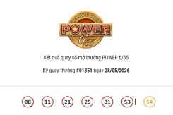 Kết quả xổ số Vietlott Power 6/55 ngày 28/05/2026 cả hai giải Jackpot đều không có chủ nhân trúng thưởng