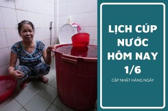 Lịch cúp nước TP HCM ngày 1/6 và sáng ngày 2/6 tạm ngưng cúp nước kéo dài tại nhiều khu phố vào rạng sáng