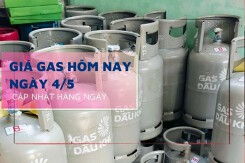 Giá gas hôm nay 4/5 cập nhật giá gas mới nhất tại các thương hiệu đầu tháng 5