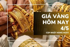 Giá vàng hôm nay 4/5: Vàng SJC và nhẫn trơn bật tăng 500.000 - 1,1 triệu đồng/lượng sáng đầu tuần