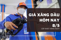 Giá xăng dầu hôm nay 8/5: Tăng hơn 1% khi xung đột Mỹ - Iran tái diễn